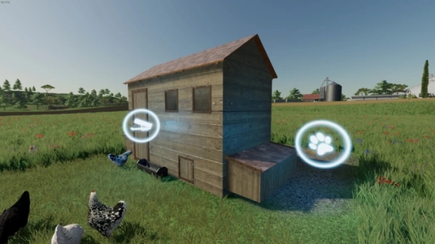 FS22 - Open Chicken Coop V1.0