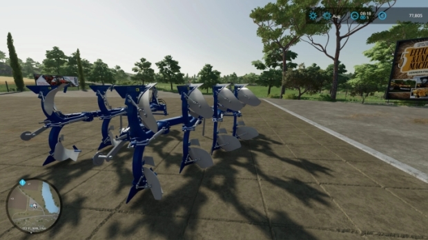 FS22 - Overum Plows Pack V1.0