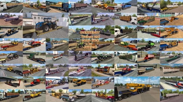 ETS2 - Overweight Trailers and Cargo Pack V11.2.1
