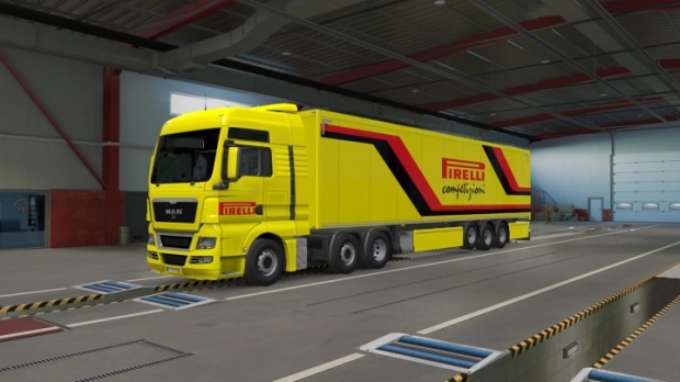 ETS2 - Pirelli Trailer + Truck