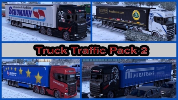 ETS2 - Scania 2016 / Iveco Skins of Real Companies in Traffic V1.1