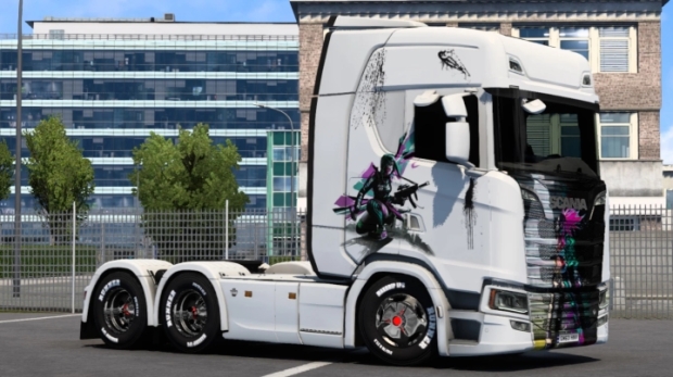 ETS2 - Scania Anime Skin 02