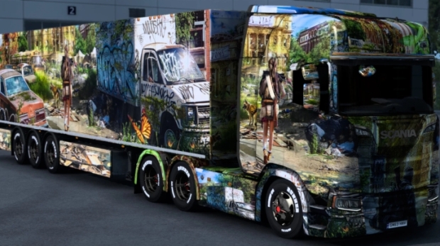 ETS2 - Scania Apocalyptic City Skin