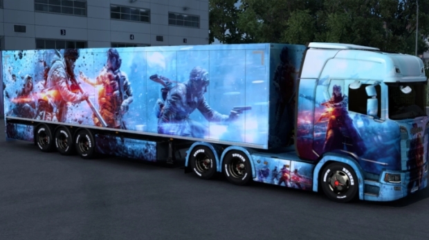 ETS2 - Scania Battlefield V Skin