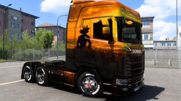ETS2 - Scania Dragon Ball Z Skin