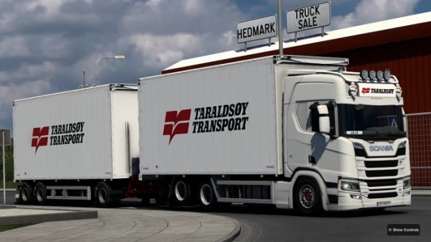 ETS2 - Scania R Taraldsøy Transport Combo Skin Pack V1.0