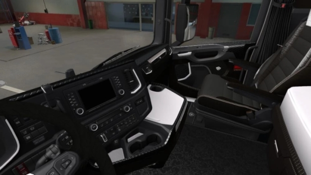 ETS2 - Scania S & R 2016 Black & White Interior