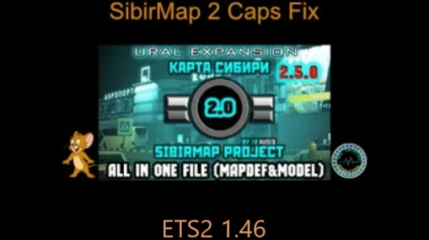 ETS2 - SibirMap 2 Caps Fix V1.2
