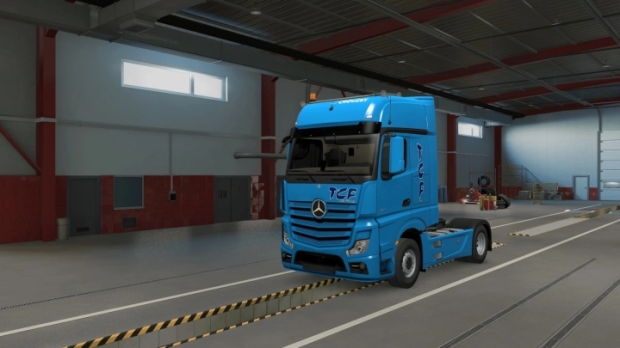 ETS2 - TCF Transports Crouzet Freres - Mercedes Actros Giga Space