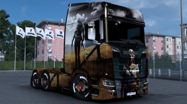 ETS2 - The witcher 3 Ciri Skin