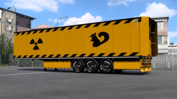 ETS2 - Trailer Nuclear Signs Skin