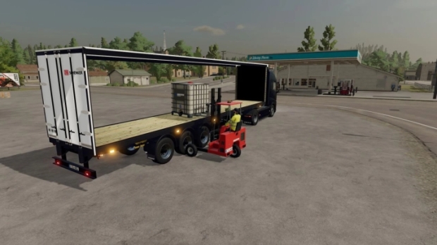 FS22 - Trailer with Forklift V1.0