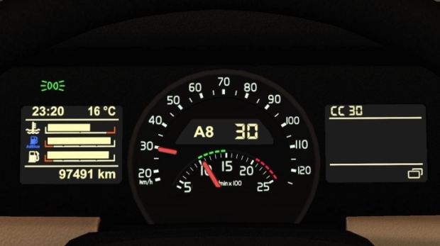ETS2 - Volvo FH (FH16 2012) Dashboard V1.4