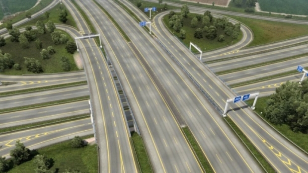 ETS2 - Yellow Road Markings