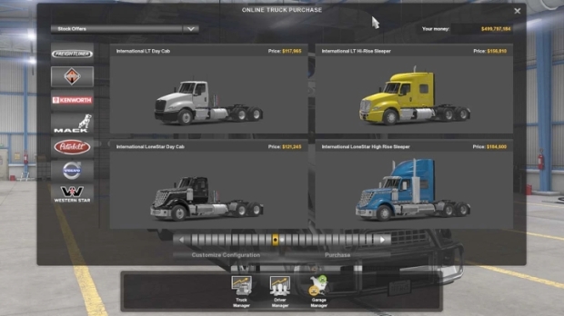 ATS - All SCS Trucks in the Mod Dealer V1.6