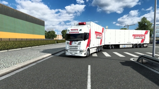 ETS2 - Combo Skin Toten Transport A/S V1.0