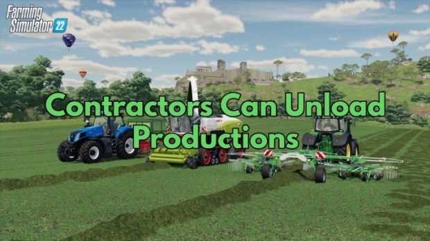 FS22 - Contractors Can Unload Productions V1.0