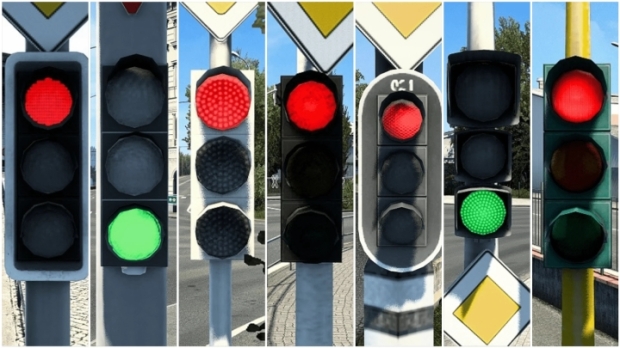 ETS2 - Different Lenses of Traffic Lights V1.0
