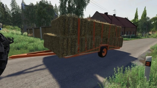 FS19 - Flat Bale Trailer V1.0