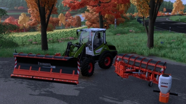 FS22 - Front Loader Snow Plow Bema 1100 V1.0