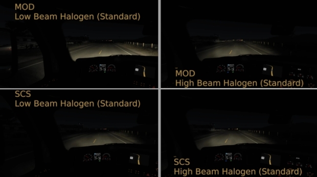ATS - Headlights for SCS Trucks
