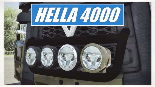ETS2 - Hella Rallye 4000x Lamp Pack V1.5