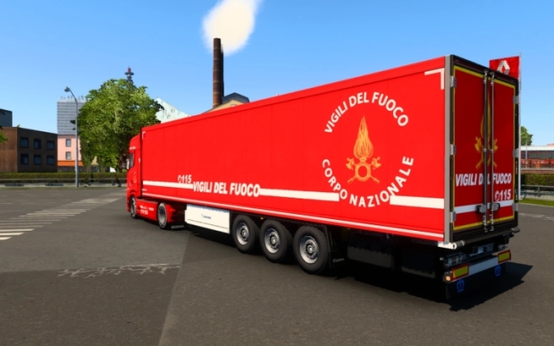 ETS2 - Krone Trailer Cool Vigili Del Fuoco