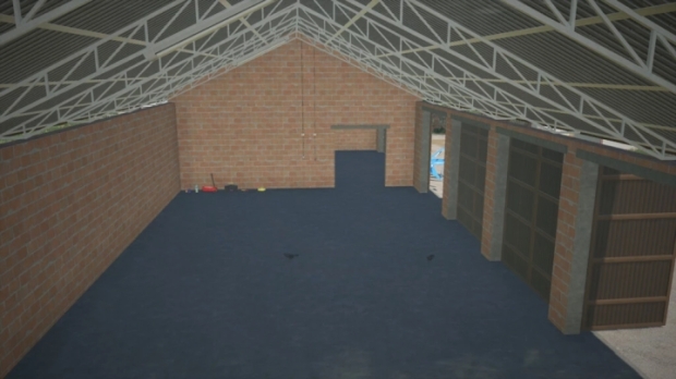 FS19 - Large Garage 37x13 V1.0