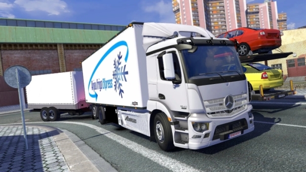 ETS2 - Mercedes Antos Tandem + Trailer