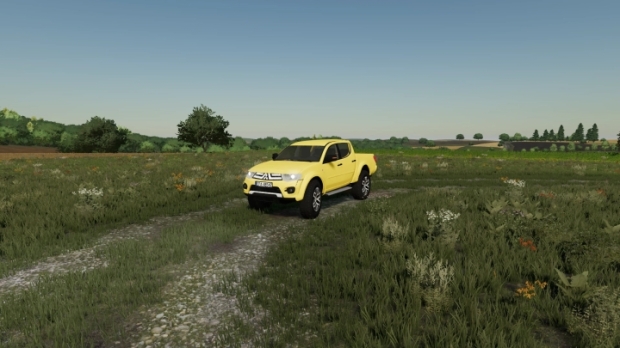 FS19 - Mitsubishi L200 W Starszej Wersji - Cywilna Wersja V1.0