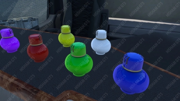 ETS2 - Poppy Air Freshener Interior Addon Pack V1.0