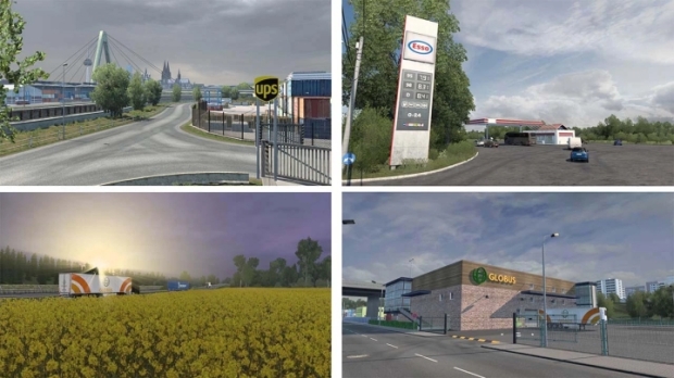 ETS2 - Real Companies, Gas Stations & Billboards V1.0.01