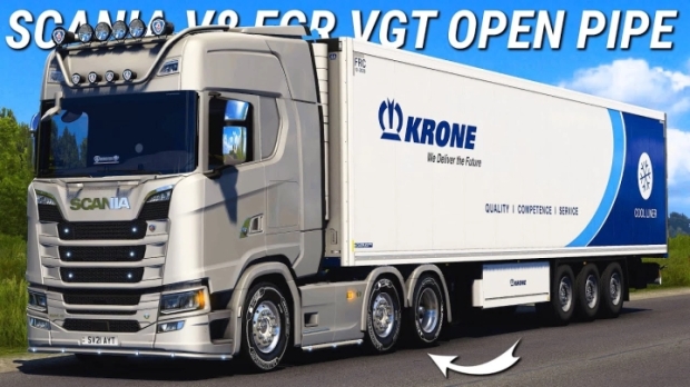 ETS2 - Scania V8 EGR VGT Openpipe Sound