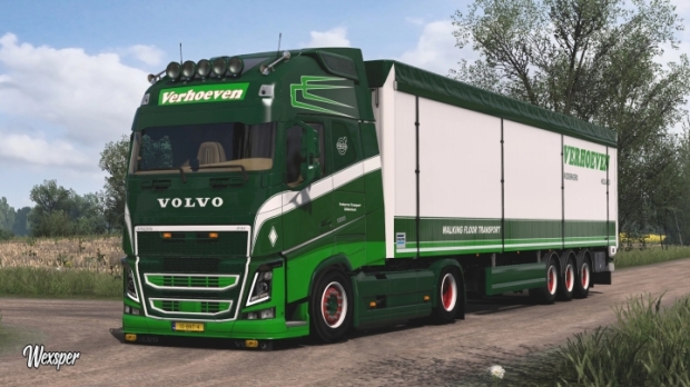 ETS2 - Volvo FH 2012 Verhoeven Transport Skin Pack V1.0