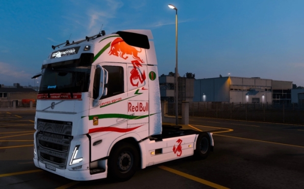 ETS2 - Volvo FH5 RedBull Skin V1.0