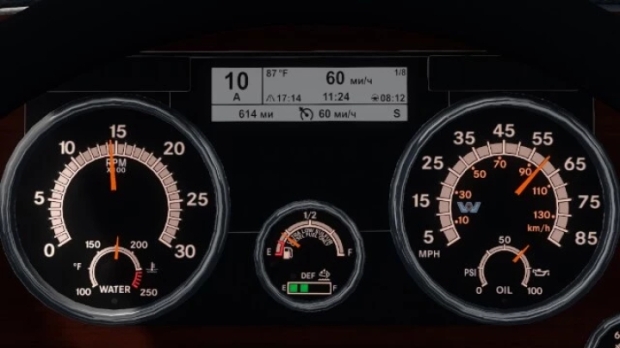 ATS - Western Star 5700XE Improved Dashboard V1.1
