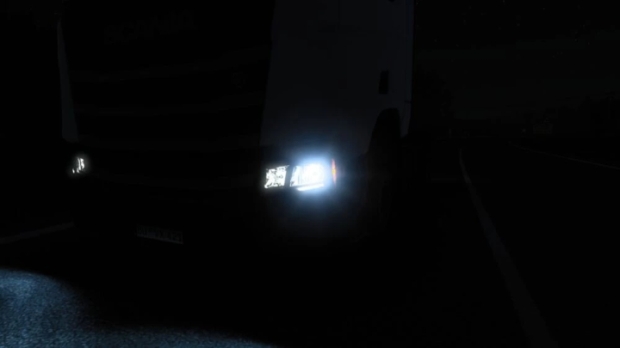 ETS2 - Blue Headlights V1.0