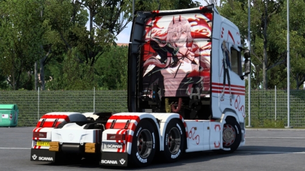 ETS2 - Chainsaw Man Power Scania Skin