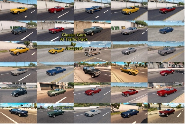 ATS - Classic Cars AI Traffic Pack V8.4