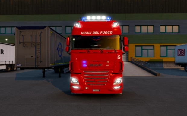 ETS2 - Daf Euro 6 Vigili Del Fuoco Skin