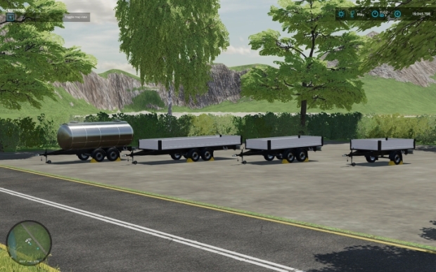 FS22 - EDM Car Trailers Pack V1.0