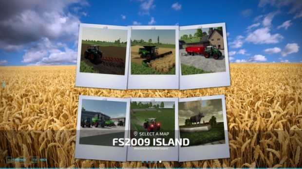 FS22 - Farming Simulator 2009 Island Map V1.2