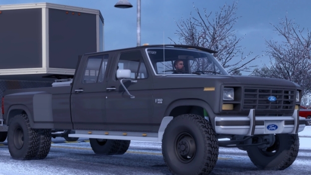 ATS - Ford F350 1986 + Gooseneck Trailer V1.1