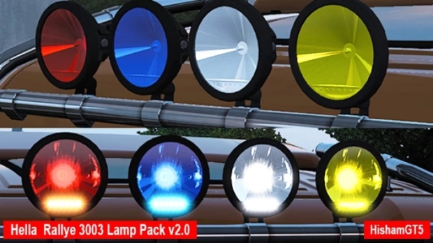 ETS2 - Hella Rallye 3003 Lamp Pack V2.0