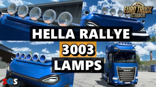 ETS2 Hella Rallye 3003 Lamps Euro Truck Simulator 2 Mods Club