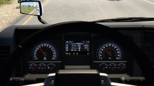 ATS - Mack Anthem Improved Dashboard V1.5
