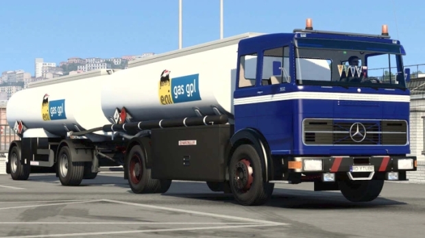 ETS2 - Mercedes LPS 1632 + Tandem Trailer