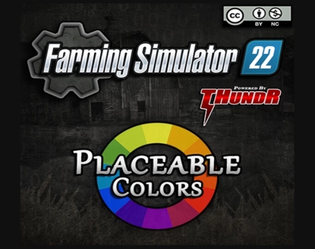 FS22 - Placeable Colors V1.0.0.1