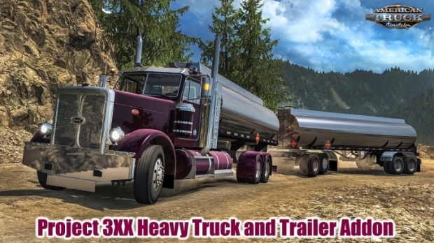 ATS - Project 3XX Heavy Truck and Trailer Addon V3.6