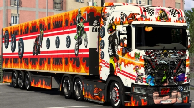 ETS2 - Scania Bike Riders Skin